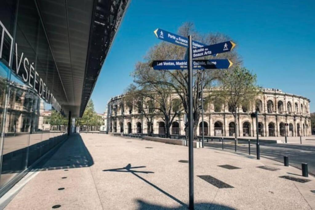 Studio 23M2 Moderne Hypercentre - Arenes A 2 Min Nîmes Esterno foto